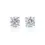Thumbnail: 18K White Gold Earrings with 1.06ct Diamond