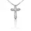 Thumbnail: Elegant 18K White Gold Diamond Cross Pendant