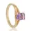 Thumbnail: Gorgeous 0.90ct Amethyst Ring set in 18K Yellow Gold