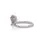 Thumbnail: Gorgeous .67ct. Heart Brilliant Pave Diamond Ring