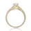 Thumbnail: Timeless 18K Yellow Gold with 0.40ct H-Grade Diamond Ring