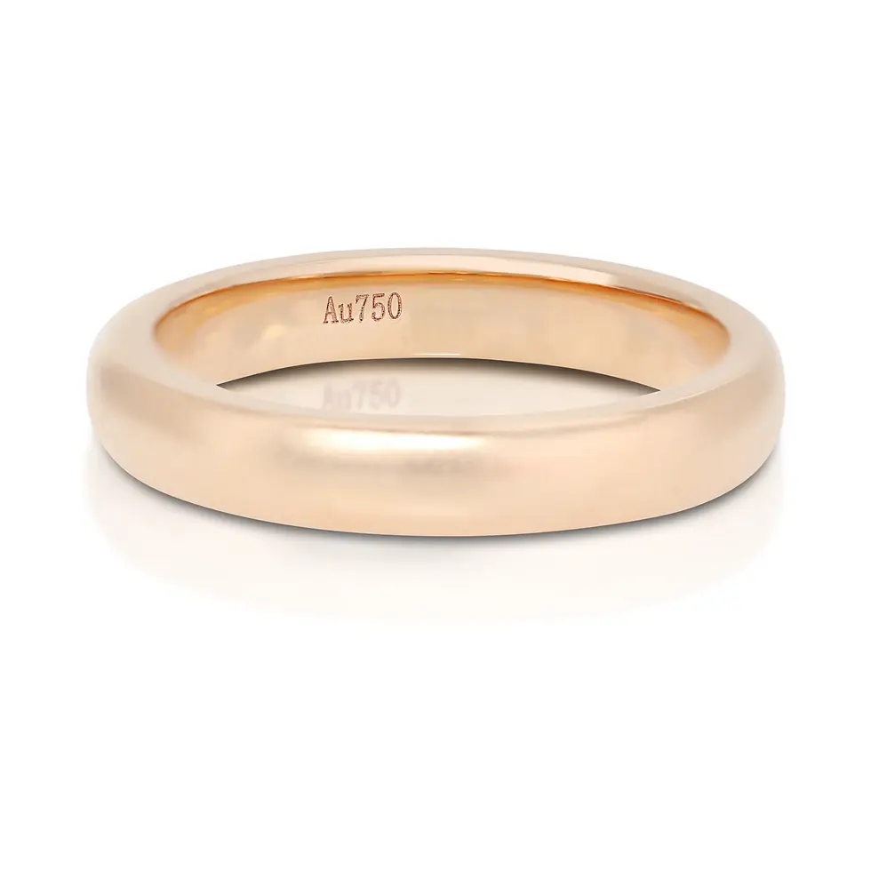 18K Rose Gold Fusion of Tradition and Trend Ring