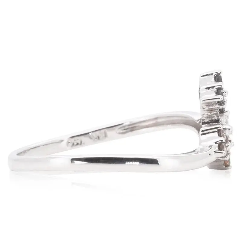 Thumbnail: Luxurious 0.03 ct. Round Brilliant Diamonds Ring