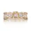 Thumbnail: Fancy 44 Round Brilliant Diamonds in 18k Yellow Gold