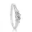 Thumbnail: Exquisite 14K White Gold Ring with 0.22ct 3-stone Natural Diamonds