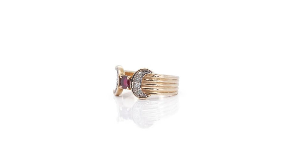 Stunning 0.2 ct. Ruby Ring