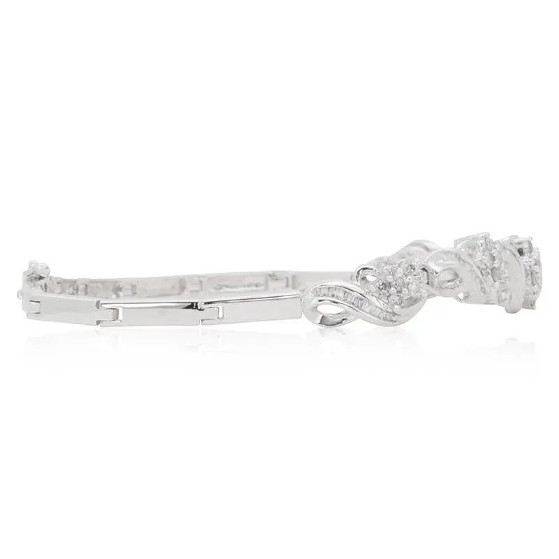 Thumbnail: Classic 0.54 ct. Round Brilliant Diamonds Bracelet