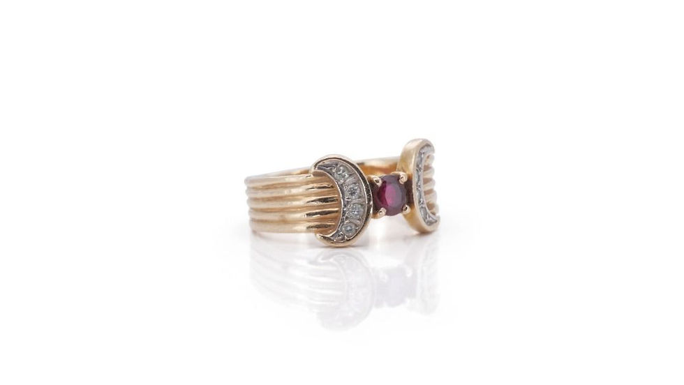 Stunning 0.2 ct. Ruby Ring