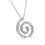 Thumbnail: Elegant 1.43ct Coil Shape Diamond Necklace