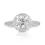 Thumbnail: Sparkling Halo: 0.70ct Diamond Ring in 14K White Gold