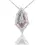 Thumbnail: Exquisite 3.27ct Blue Grey Diamond Pendant Adorned with Pink and White Diamonds