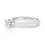 Thumbnail: 18K White Gold with 0.31ct D-Grade Diamond Solitaire Ring