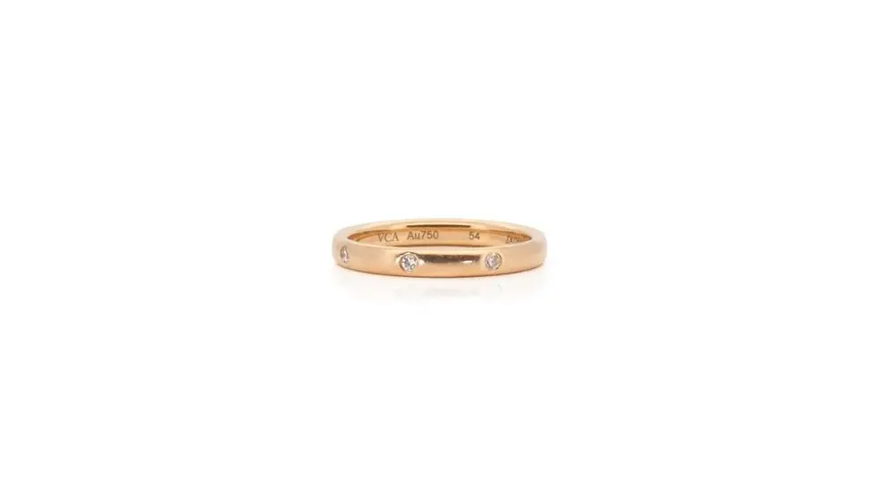 Classic 0.03ct. Round Brilliant Band Diamond Ring