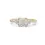 Thumbnail: Glamorous 1.22ct Pave Cushion Shape Diamond Ring
