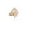 Thumbnail: Luxurious 14K Yellow Gold Chandelier Ring