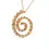 Thumbnail: Beautiful Spiral Diamond Necklace