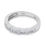 Thumbnail: Elegant 0.30ct Diamond Band Ring in 18K White Gold