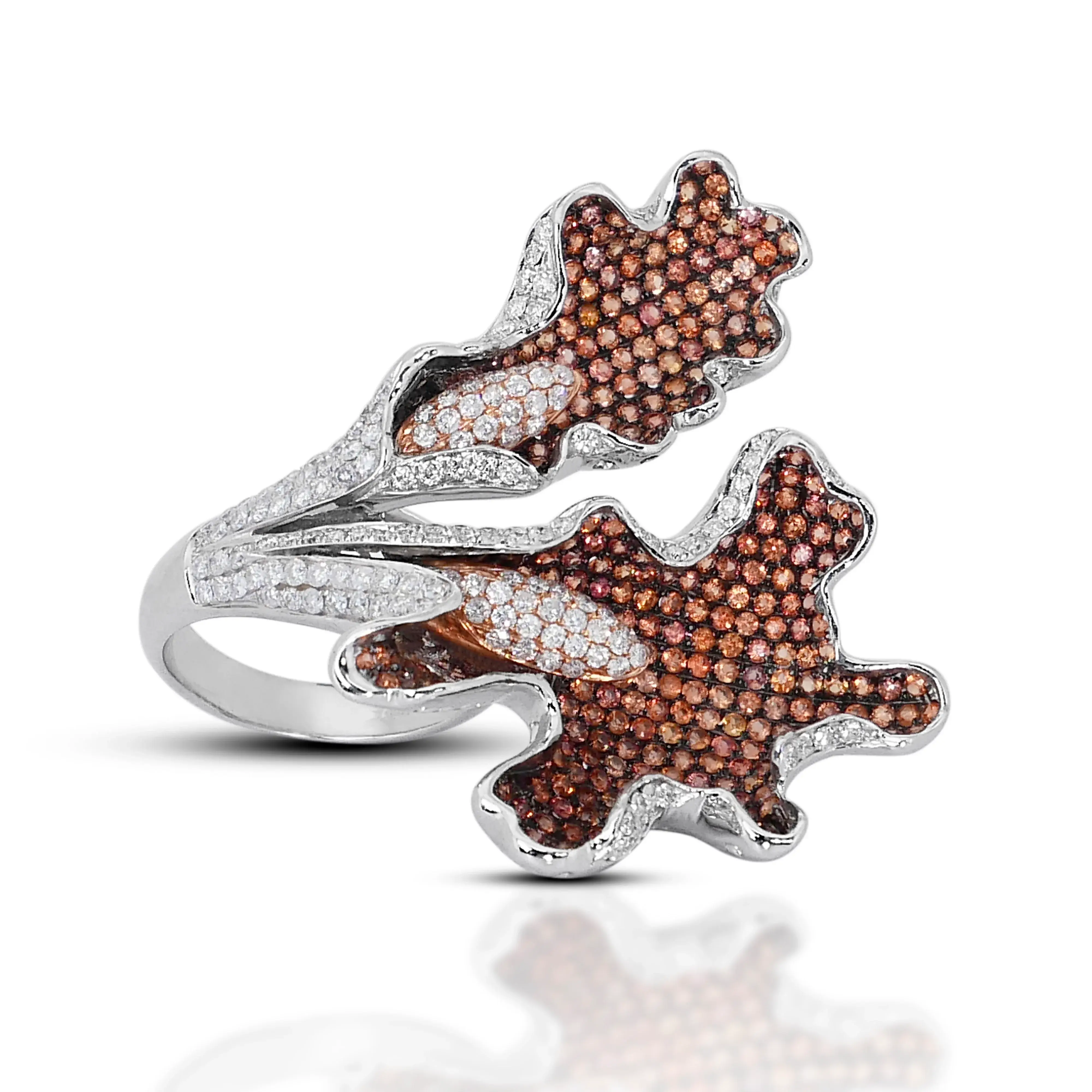 Vibrant 7.48ct Fire-kissed Sapphire Ring