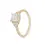 Thumbnail: Glamorous 1.22ct Pave Cushion Shape Diamond Ring