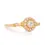 Thumbnail: Captivating 0.33ct Pave Diamond Ring set in 18K Yellow Gold