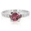 Thumbnail: Elegant 0.56 ct. Round Brilliant Round Ring