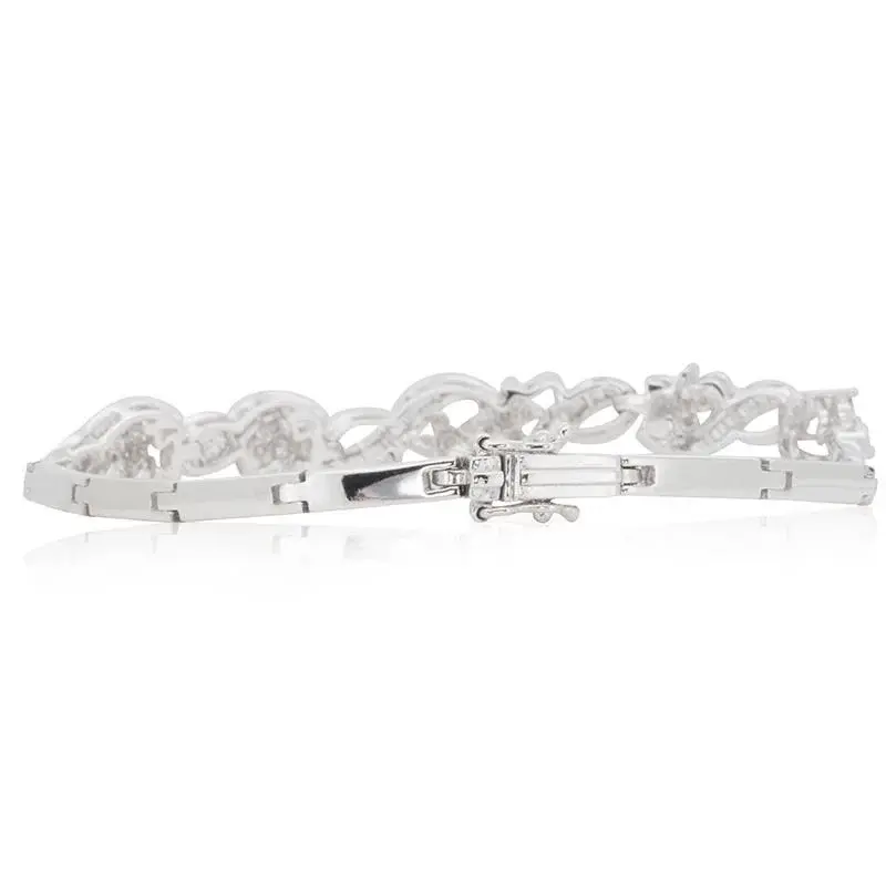 Thumbnail: Classic 0.54 ct. Round Brilliant Diamonds Bracelet