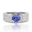 Thumbnail: Captivating 1.50 Carat Round Tanzanite Ring in 18K White Gold