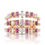 Thumbnail: Fascinating 1.68ct Two-Stone Cluster Ring in 14k Yellow Gold