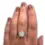 Thumbnail: Stunning 0.80ct Cushion Shape Halo Ring
