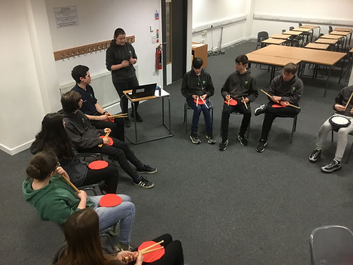 Improving Health and Well-being through Therapeutic Drumming by Charlie Stirling