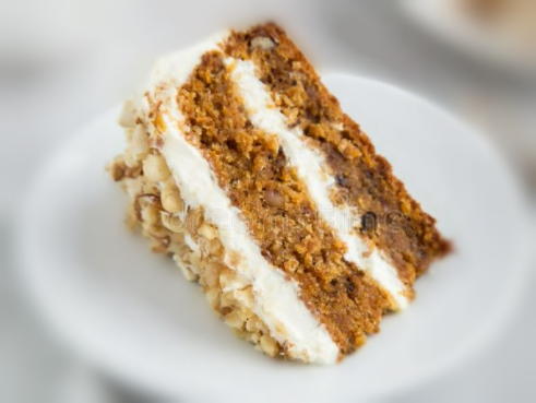 Slice of Amazing Carrot Cake