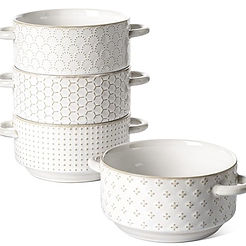 Le Tauci 2 handled serving bowls.