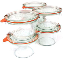 WECK Transparent Glass Jars (6)
