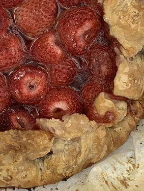 Rustic Strawberry Pie