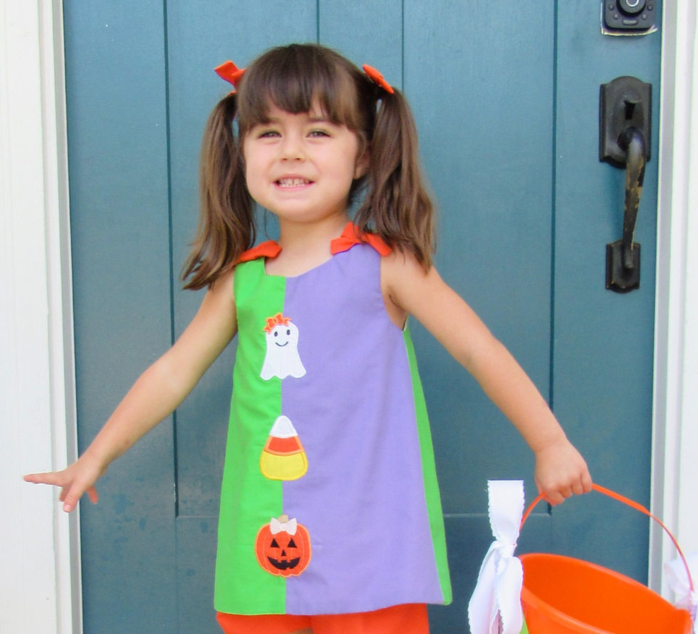 Thumbnail: Spooky BOO! Elli Bows Swing Set
