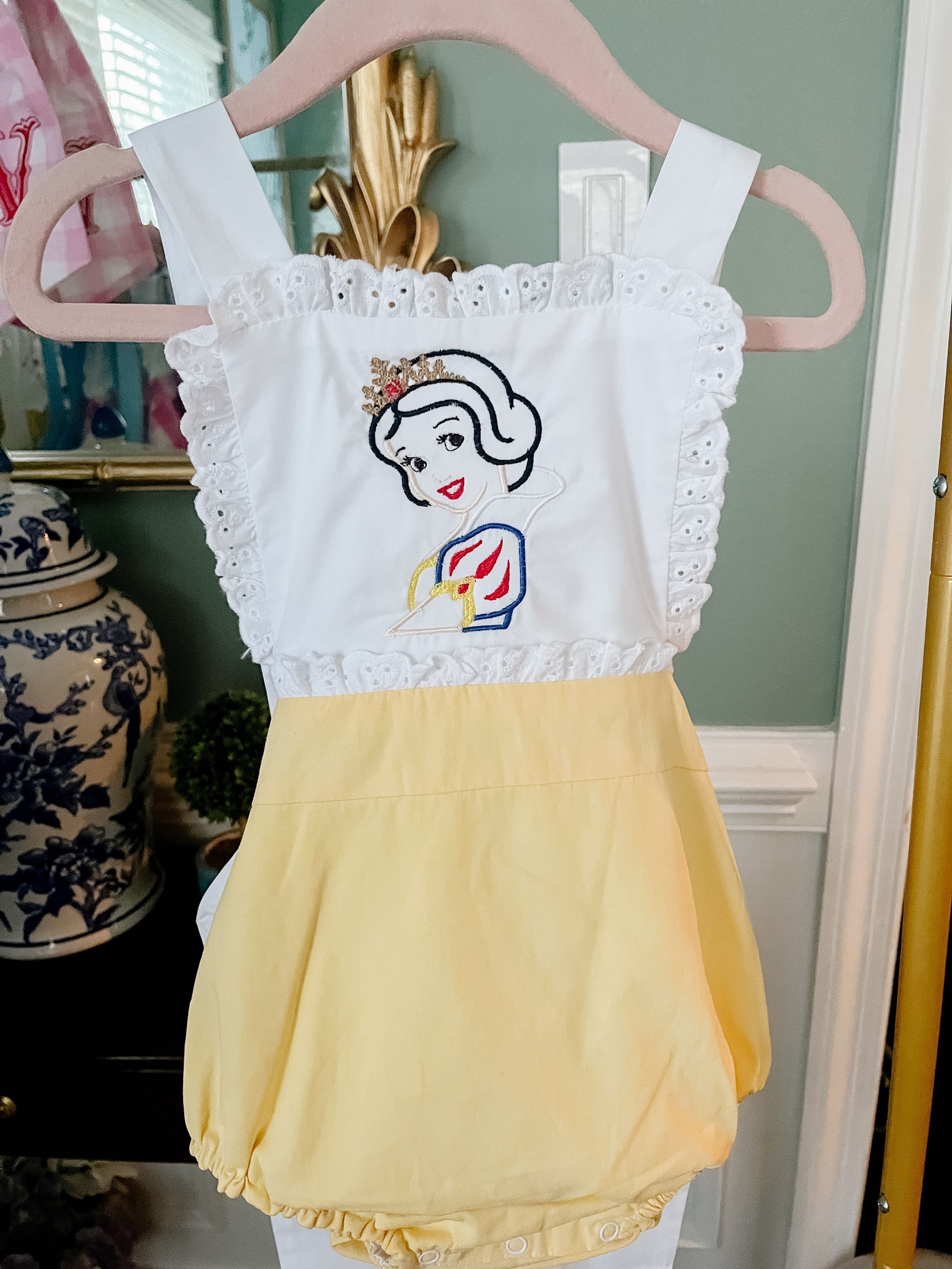 Apple Princess Embroidery Design