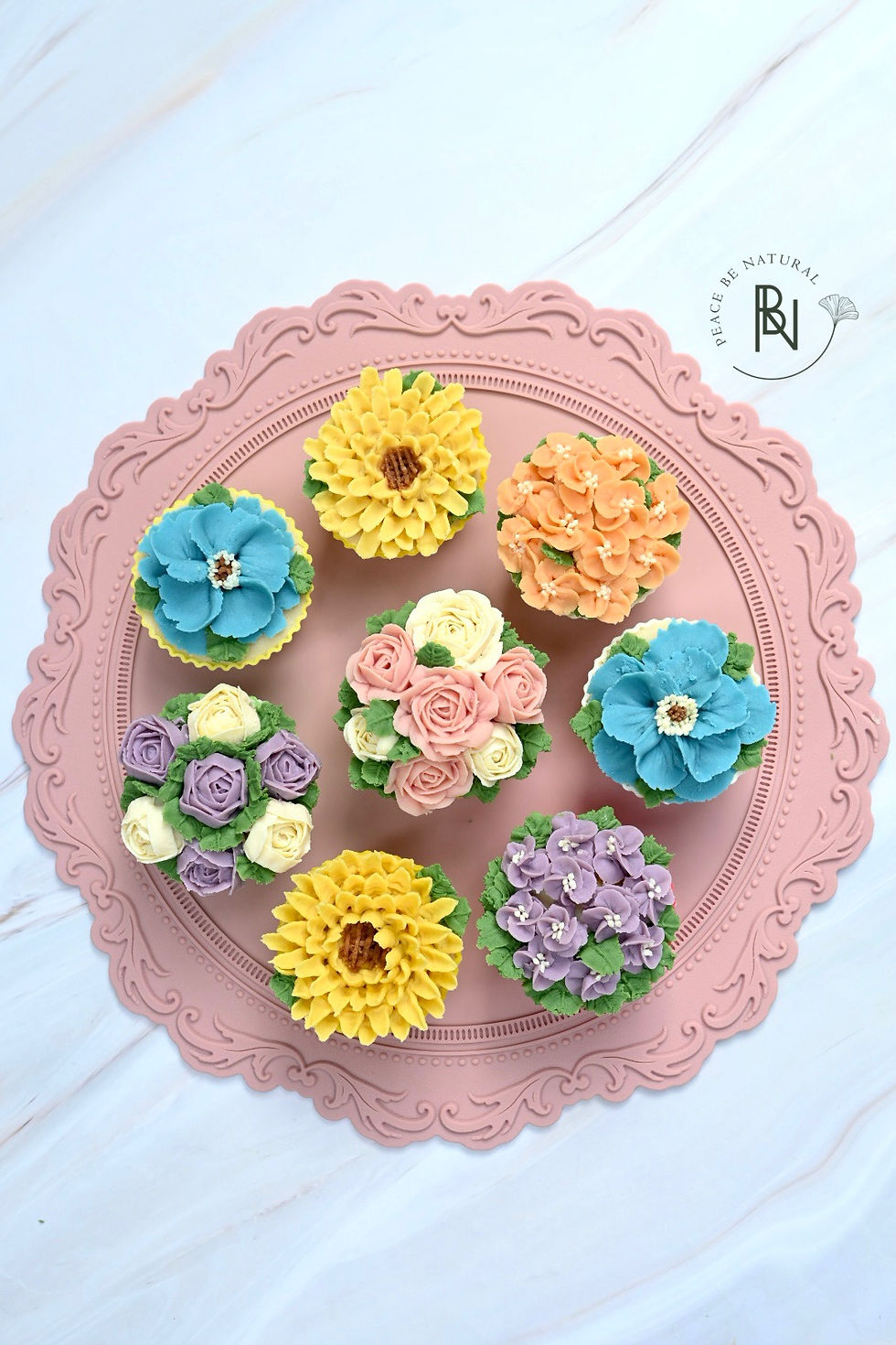 Thumbnail: Floral Piping Cupcake Milk Soap 紙杯蛋糕牛奶皂