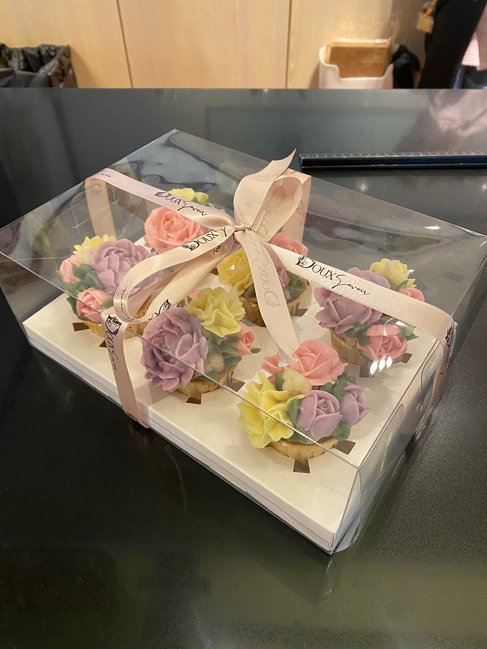 縮圖：Bean Paste Cupcakes 豆蓉花杯子蛋糕 6pc起訂