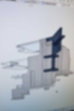 blueprint style graphic exhibiting process