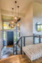 Great room of custom residence