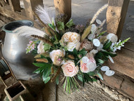 Faux Flower Bridal Bouquet
