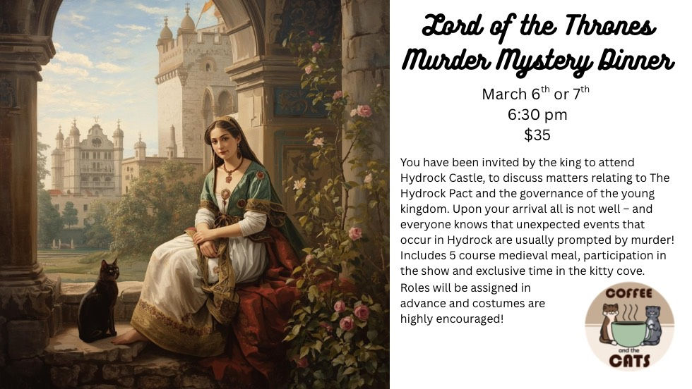 Lord of the Thrones Interactive Murder Mystery Dinner