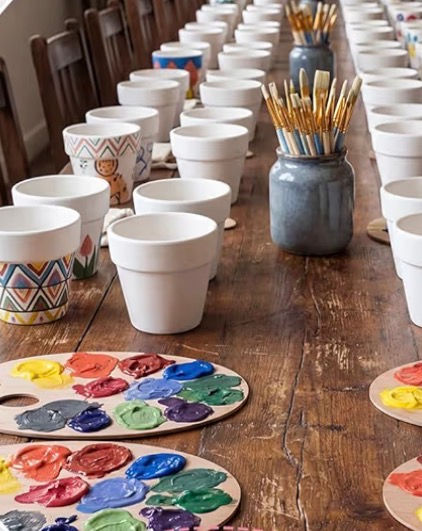 Paint Your Own Mini Plant Pot Trio