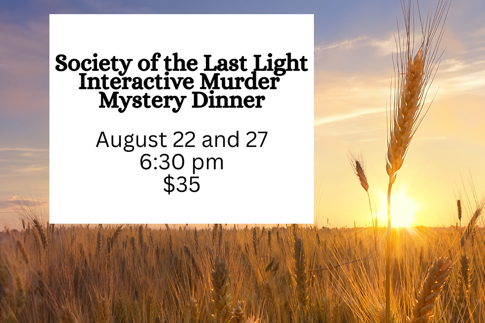 Society of the Last Light Interactive Murder Mystery Dinner