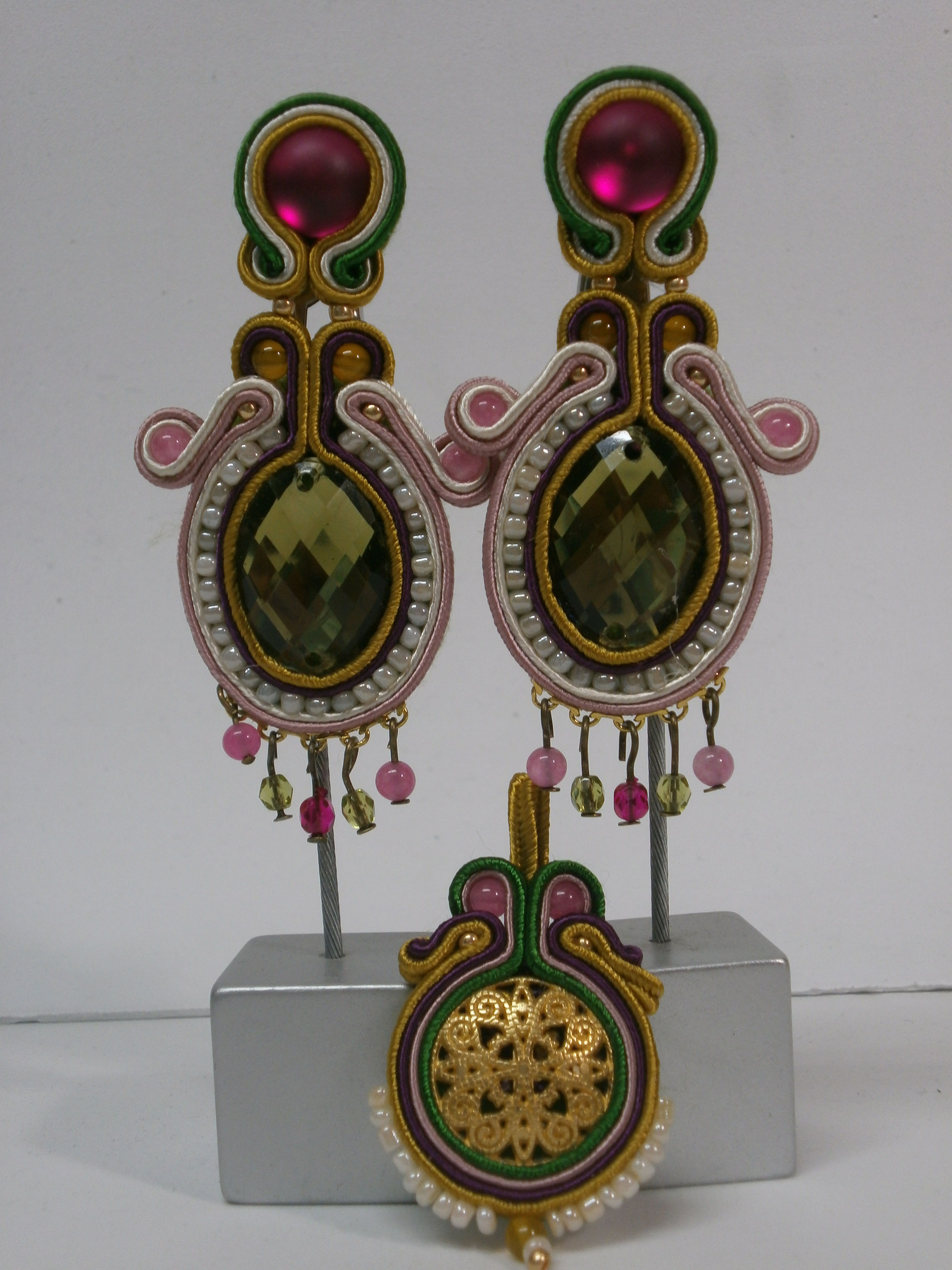 Aderezo para huertana verde y rosa