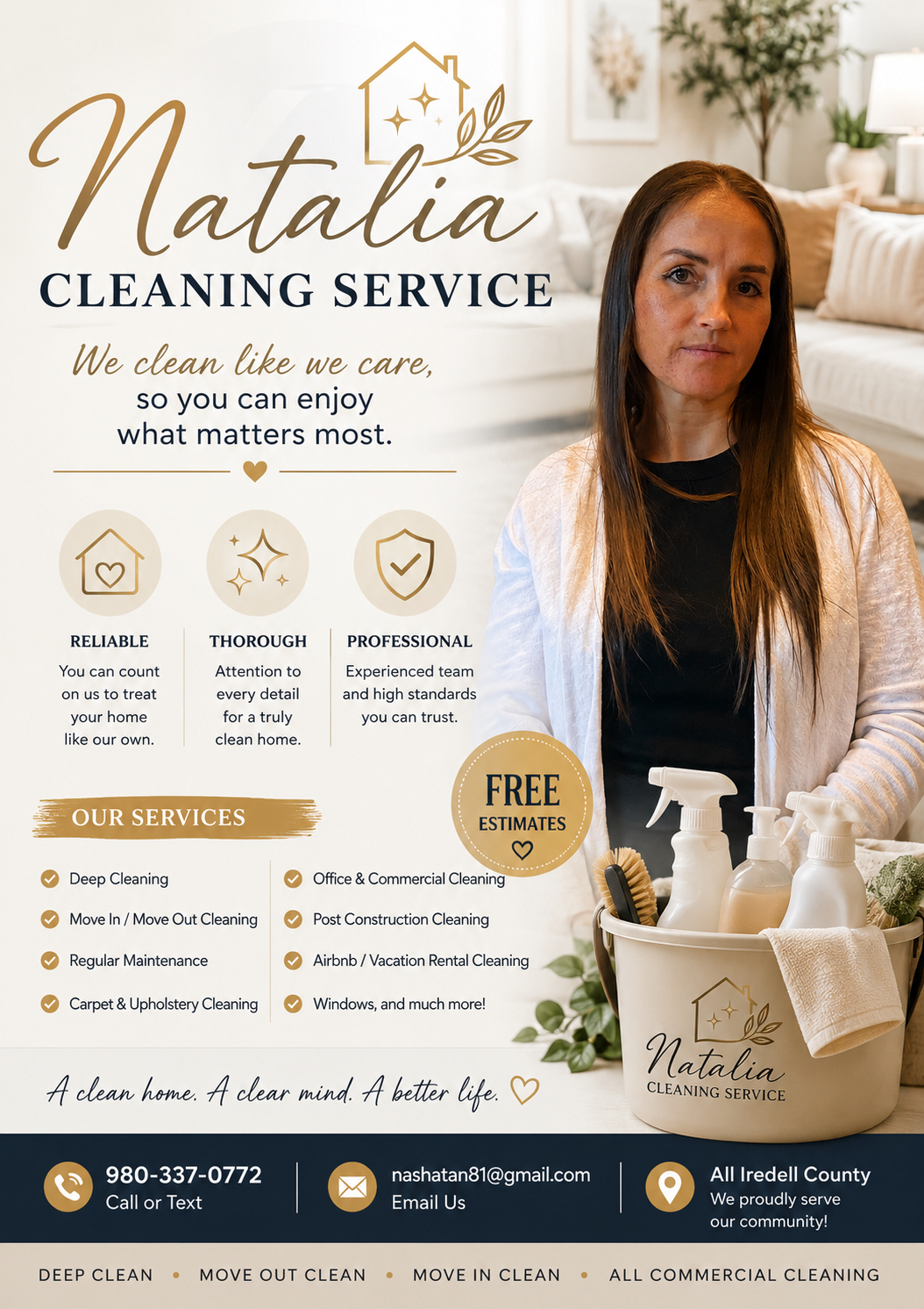 Writer: Nataliia  Cleaning Service LLC