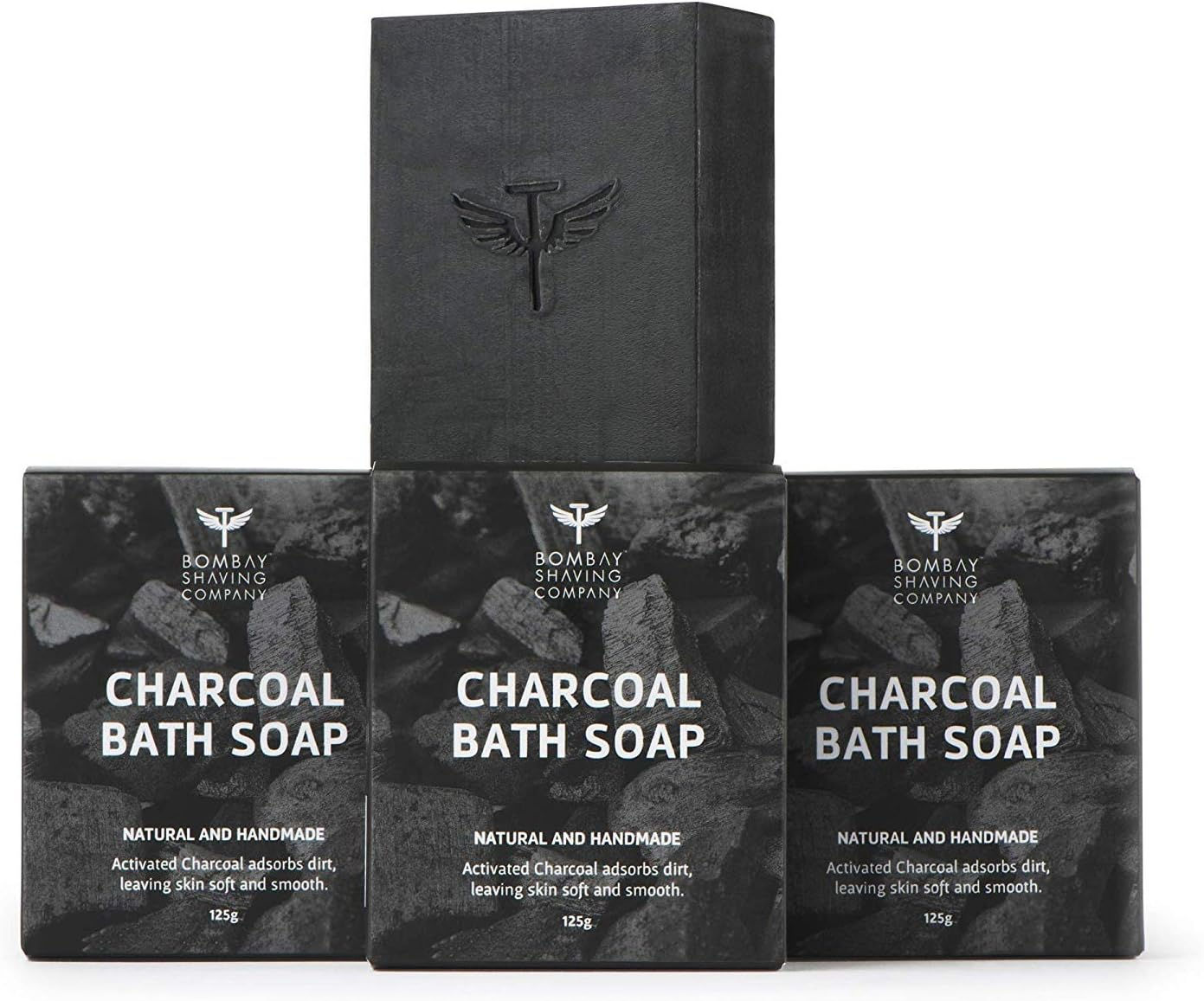 BSC Bamboo Charcoal Bath Soap - 125g (Pack of 3)