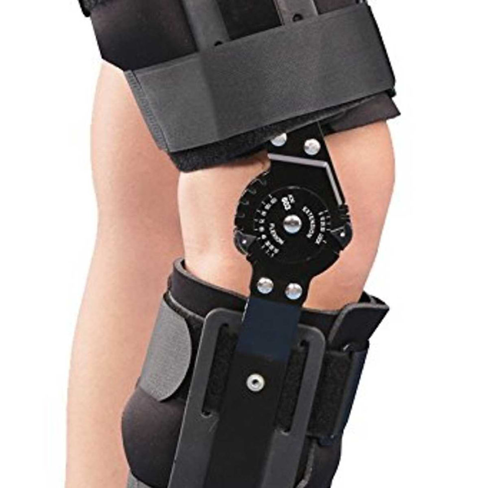 Rom Brace - Rom Knee Brace On