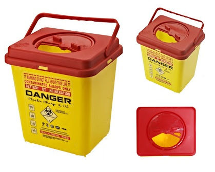 Sharps Disposal Container 3 ltr.