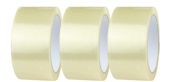 Clear Packing Tape - Strong Heavy Duty Packaging- 2 inches x 100 yards PACK OF 3